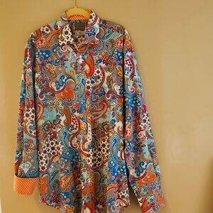 Thomas Dean Men xl long sleeve shirt